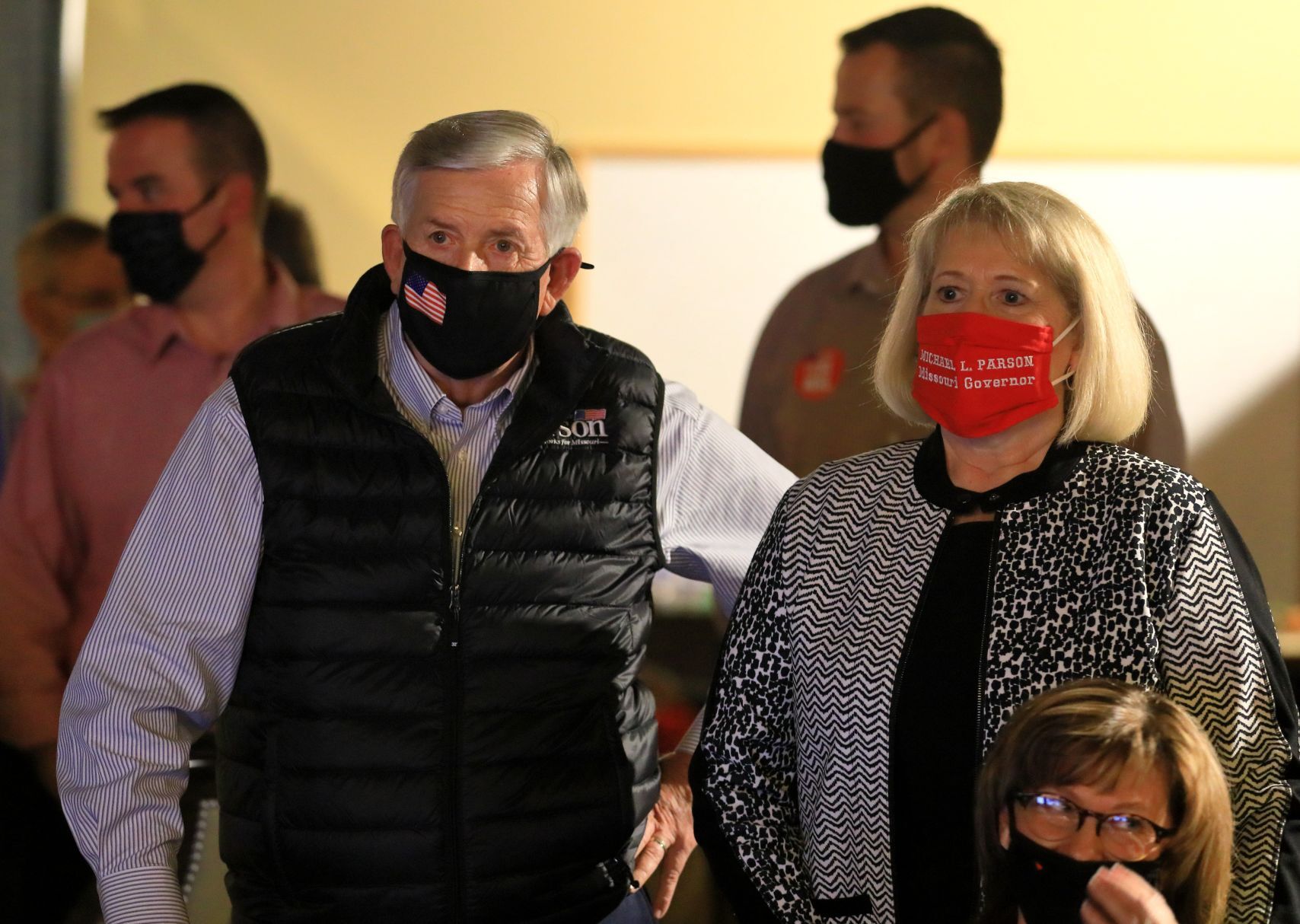 Missouri Gov. Mike Parson 2020 election night